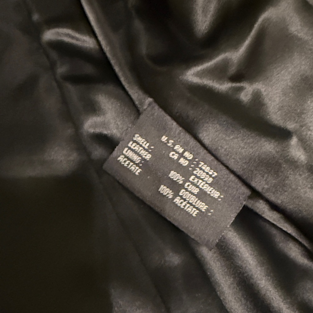 Andrew Marc 100% Black Leather Jacket - Picture 6 of 9